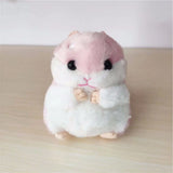 10cm Cute Plush Toys Kawaii Bag Backpack Pendant Keychain Stuffed Animals Kids Toys for Children Girl Birthday Gift Hamster Doll