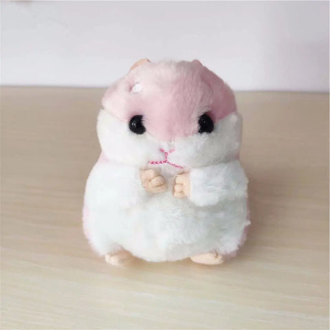 10cm Cute Plush Toys Kawaii Bag Backpack Pendant Keychain Stuffed Animals Kids Toys for Children Girl Birthday Gift Hamster Doll