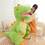 50cm Giant Simulation Dinosaur Toys Tyrannosaurus Rex Doll Children's Birthday Gift Boy Cartoon Triangle Plush Doll Pillow Gift