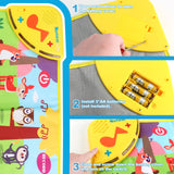 80*30cm Kid Multifunctional Music Piano Mat Toddler Floor Baby keyboard Dance Mat 8 Animal Sounds Educational Toys For Kid Gifts