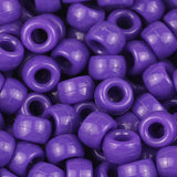 100/200/400pcs 6x9mm Solid Color Large Hole Pony Beads DIY Jewelry Making For Friendship Bracelets & Hair Braids Craft Supplies