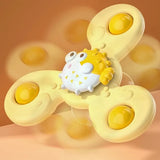 Spinner Toy Baby Rattles Toys Suction Cup