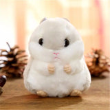 10cm Cute Plush Toys Kawaii Bag Backpack Pendant Keychain Stuffed Animals Kids Toys for Children Girl Birthday Gift Hamster Doll