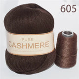 Pure Mongolian Cashmere Yarn Crochet Hand-knitted Cashmere Knitting wool Yarny Scarf Baby Hand-Weaving Thread Yarns  70grams