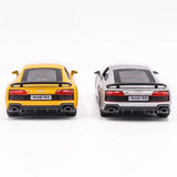 1/36 Audi R8 Coupe GT Spyder Toy Car Model RMZ City 3'' Diecast Super Sport Racing Miniature Pull Back Collection Gift Kid Boy