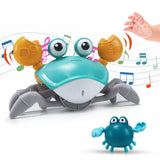 Childrens Electronic Induction Crab Walking Toys Baby Pet Music Toys Educational Toys Childrens Mobile ToysChristmas Sound Toys