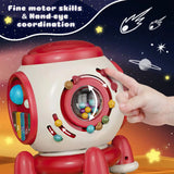 Baby Musical Rocket Piano 5 in 1 Star Projector, Baby Sound toys, for 6 - 18 Months