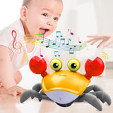 Childrens Electronic Induction Crab Walking Toys Baby Pet Music Toys Educational Toys Childrens Mobile ToysChristmas Sound Toys