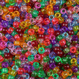 100/200/400pcs 6x9mm Solid Color Large Hole Pony Beads DIY Jewelry Making For Friendship Bracelets & Hair Braids Craft Supplies