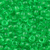 100/200/400pcs 6x9mm Solid Color Large Hole Pony Beads DIY Jewelry Making For Friendship Bracelets & Hair Braids Craft Supplies