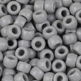 100/200/400pcs 6x9mm Solid Color Large Hole Pony Beads DIY Jewelry Making For Friendship Bracelets & Hair Braids Craft Supplies