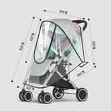 Universal Waterproof Rain Cover For Prams Pram Accessories