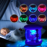 Baby Toys 12 Months - Ocean Projector Light Up Musical for 12-18 Months Crawling Learning Tummy Time 1 2 3 Year Old Infant Gifts