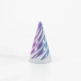 3D Printed Helix Screw Rotating Toys Stress Reducing Tool Pyramid Passthrough Sculpture Spiral Cone Ornaments Home Decoration