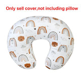 Baby Nursing Pillow Cover Cartoon Breastfeeding Pillow Slipcover Ultra Soft Snug Fits On Newborn Nursing Pillow