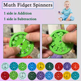 Math Fidget Spinners for Kid Mathematical Fidget Spinner Teaching Enlightenment Interactive Game Add Minus Multiply Divide Toy