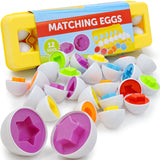 Smart egg toy for kids – shape matching, learning fun. - MiniPrecious