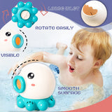Octopus Fountain Bath Toy with Rotating Water Jet for Kids. - MiniPrecious