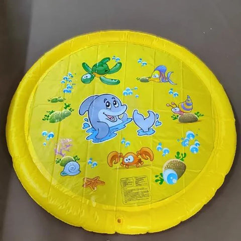 Non-slip splash pad for kids, dogs – fun summer fountain. - MiniPrecious